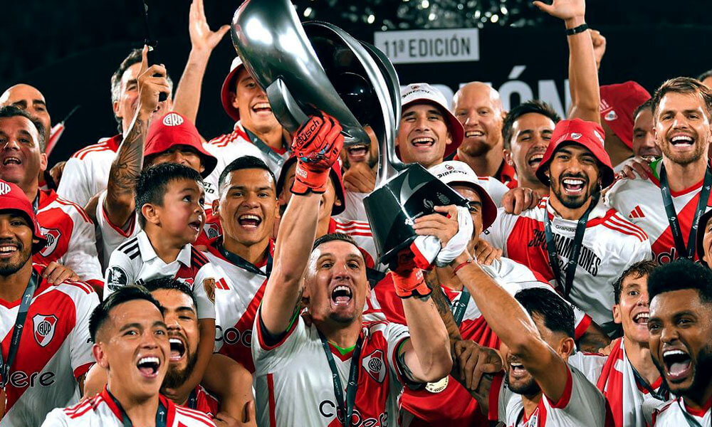 River Plate with Franco Armani won the Supercopa Argentina