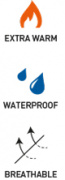 EXTRA WARM, WATERPROOF, BREATHABLE 1