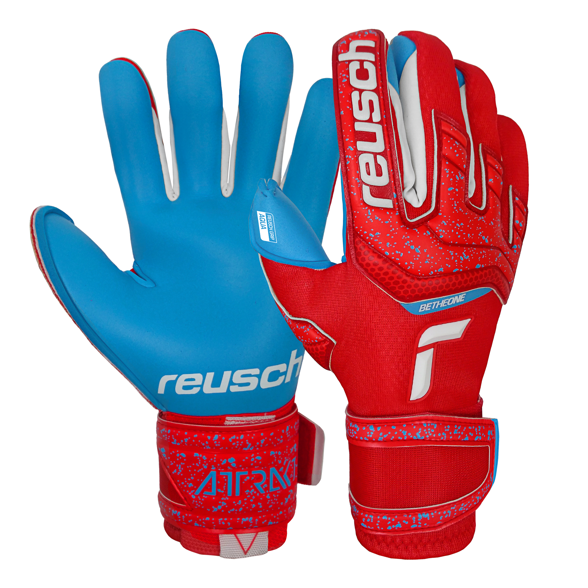 Details about   Reusch Men GK Attract AQUA Goalkeeper Red Soccer Casual GYM Gloves 5170439-3001 