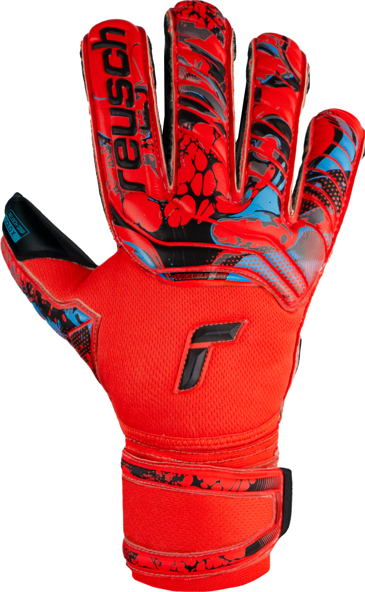 Reusch Gants de Gardien Attrakt Fusion Finger Support Guardian Rouge