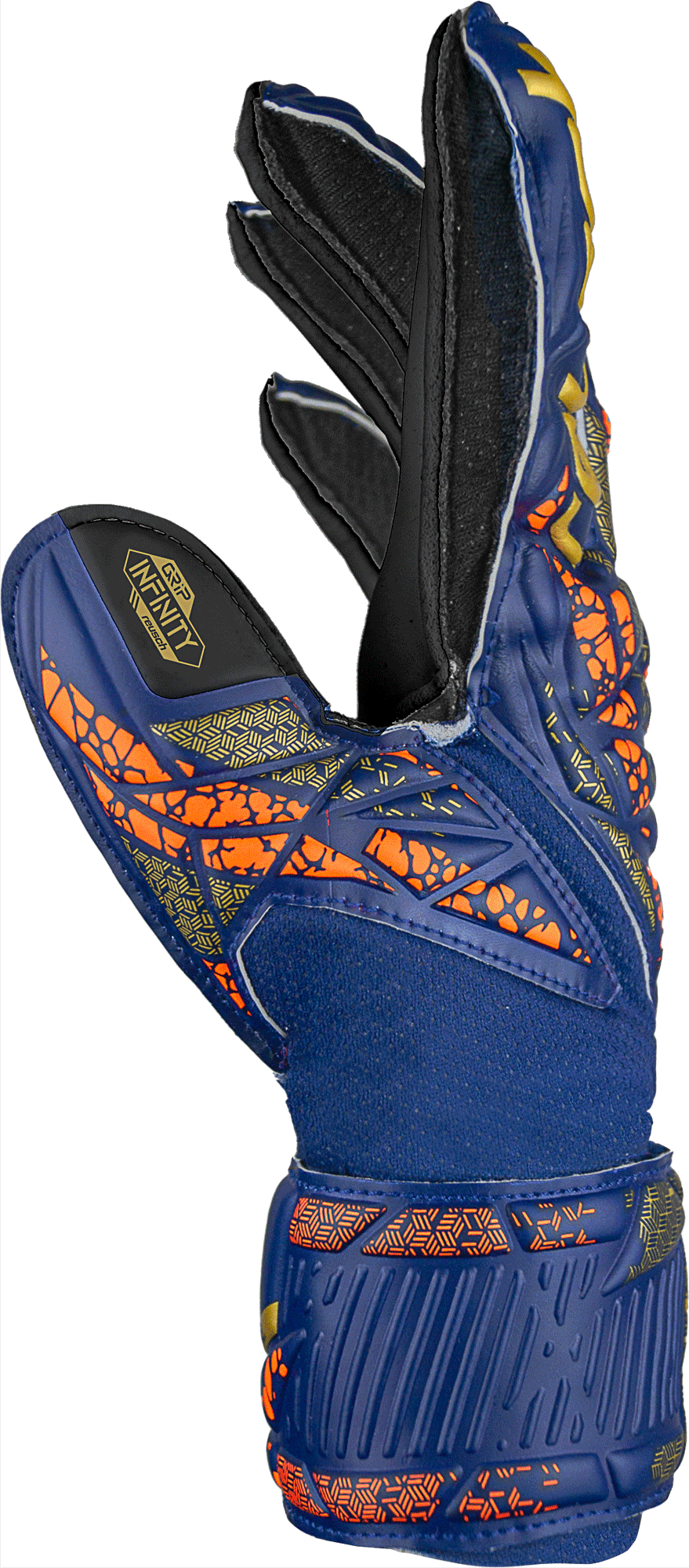 Reusch Attrakt Grip Evolution Finger Support Para Niños - Desierto