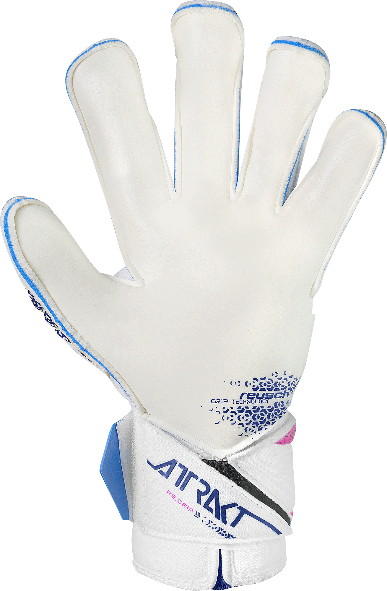 REUSCH Sporthandschoenen 'Attrakt RE:GRIP Evolution' in Blauw, Wit