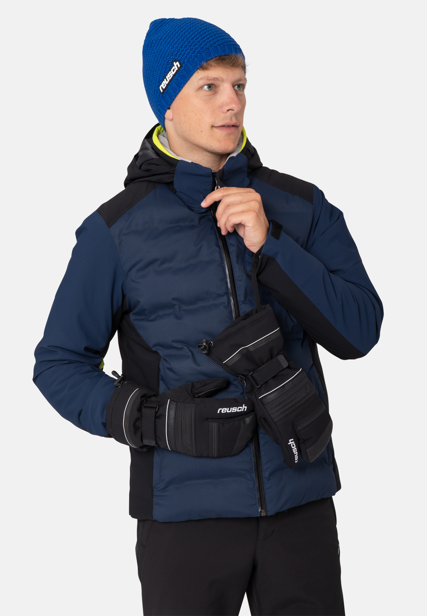 18REUSCH LECH R-TEX LOBSTER ドレスブルー／オーカー 8.0