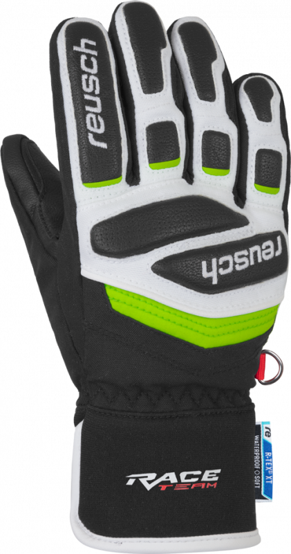 Reusch Race Training R-TEX XT schwarz mit weiß grün Skihandschuhe  4811233747 
