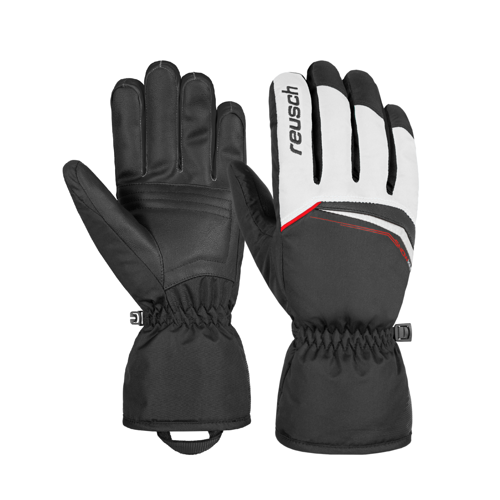 New Reusch Ski Gloves Snow King Adult XS S M L #4701198INV Black 