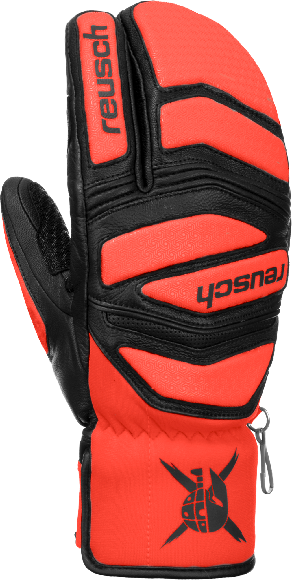 Guanti Sci Reusch Worldcup Warrior GS Nero / Rosso Fluo