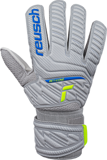 Reusch Jr Fit Control SG Finger Support Goalkeeper Gloves 3972810 888* Blue/Lime 