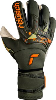 Reusch Attrakt SpeedBump – Guanti Da Portiere Unisex Per Erba Artificiale, Senza Spalline, Taglio Evolution Negative