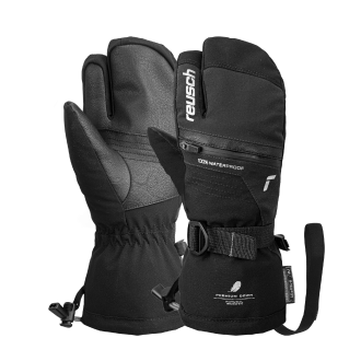 Reusch Guanti Lando R-Tex® XT - Impermeabili, Nero-Antracite, Taglia EU 5 (Bambino/Donna Piccola) - 2