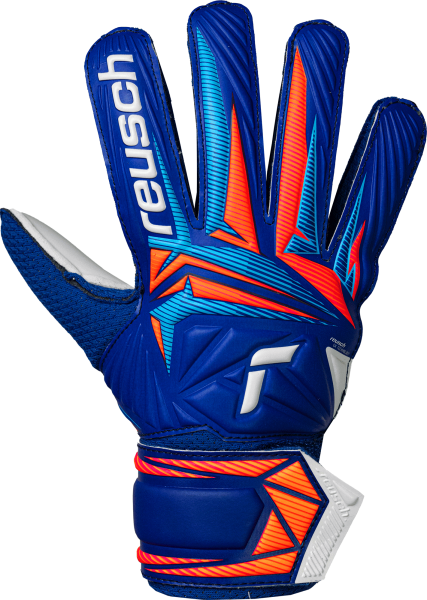 Reusch Attrakt Solid Junior 5672515 4126 blue fron