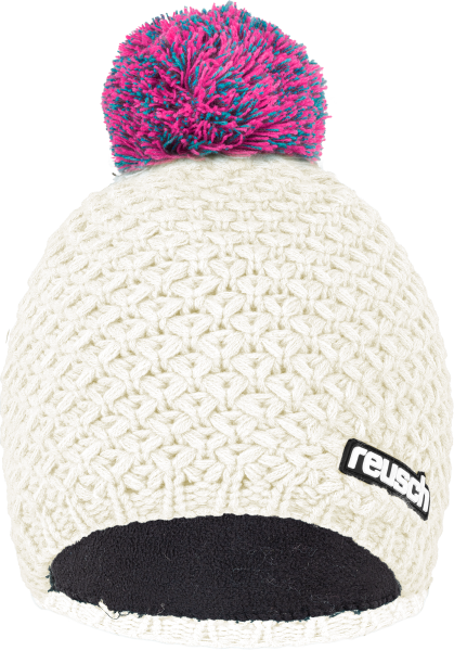 Reusch Elias Beanie 6180033 1100 white front.png