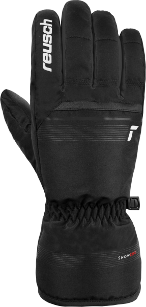 Reusch Snow King 6201198 7701 white black front.pn