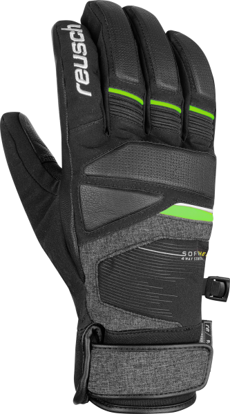 2888216 THUNDER RIDGE BLACK 8.5 New Reusch Rtex RLoft Ski Gloves Adult Medium 