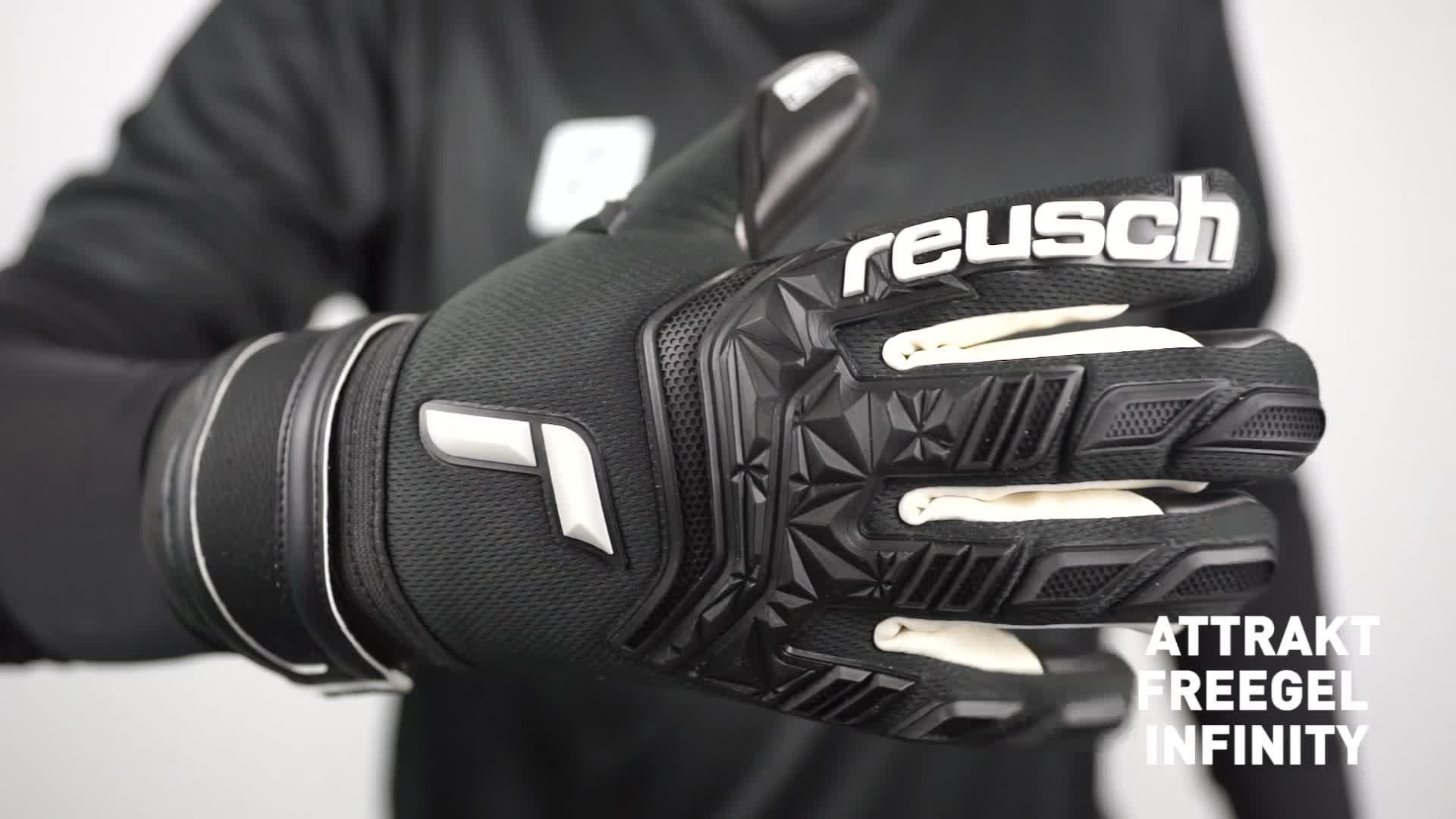 Amazon.com : Reusch Attrakt Freegel Grip Infinity Finger
