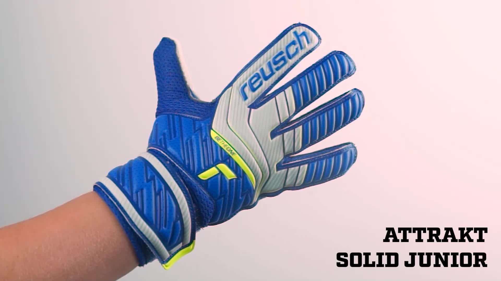 Guanti Da Portiere Reusch Attrakt Silver Junior | Per Bambini Unisex | Lattice Morbido Con Grip Elevato - Foto 8